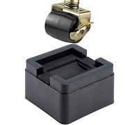 BTSD-home 2 Inch Heavy Duty Bed Risers for Furniture Legs and Wheels, Square Risers for Bed, Sofa, Couch and Table, 4 Pack