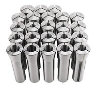 BTSHUB 23pc 1/16-3/4 inches Precision R8 Collets Set Mill Chuck Holder Hardened T.I.R. 0.0006" Lathe