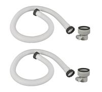 Btstil 2Pcs 38mm Swimming Pool Hose, 1.5m Pool Pump Replacement Hose with 2 Type B Hose Adapters, Compatible with Intex 330GPH, 530GPH and 1000GPH