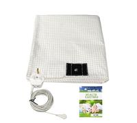 Btstil Earthing Bed Sheet, Grounding Sheet with 15ft Cord, Upgrade 10% Silver Fiber Content, Conductive Mat for Better Sleep, Healthy Earth Energy (27 * 52 inch)