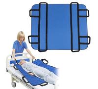 Btstil Positioning Bed Pad with Handles, 48" x 40" Transfer Sheet for Turning, Lifting Sliding Repositioning, Transfer Board Washable Waterproof Draw Sheets for Hospital Bed for Elderly