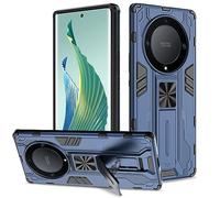 Btstring Case for Honor Magic5 Lite 5G/Honor X9a 5G, Heavy Duty Shockproof Case with Stand Protective Tough Armour Personalised Phone Cover Case - Blue