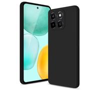 Btstring Case for Honor X6c, Soft Silicone Case with Upgraded Camera Protection, Shockproof Slim Case Cover with Anti-Scratch Microfiber Lining, Black