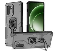 Btstring Case for OnePlus 15R, Military-Grade Shockproof Phone Case, Heavy-Duty Personalised Case with Metal Stand, Compatible with Magnetic Car Holder, Black