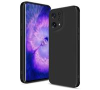 Btstring Case for Oppo Find X5, Soft Silicone Case with Upgraded Camera Protection, Shockproof Slim Case Cover with Anti-Scratch Microfiber Lining, Black