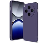 Btstring Case for Oppo Find X8 Pro, Soft Silicone Case with Upgraded Camera Protection, Shockproof Slim Case Cover with Anti-Scratch Microfiber Lining, Deep Purple
