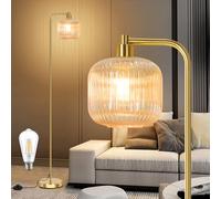 BTTO Floor Lamps for Living Room, Modern Tall Pole Standing Lamp with Bulb & Pedal Switch, 170cm, 67" Tall Lamp for Bedroom Study Room Office