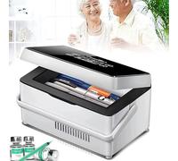 BTURYT Insulin Travel Refrigerator, Insulin Refrigerator, Insulin Refrigerator, Refrigerated Container, LED Display Screen 2-8 ° C Constant Temperature, Storage