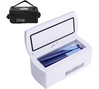 BTURYT Travel Cooler Insulin Refrigerator Insulin Refrigerator Portable Diabetes Refrigerator Automobile Travel Insulin Cooler Compact Refrigerator 2-8 ℃ E