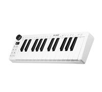 Btuty 25 Key MIDI Controller, Keyboard Rechargeable Portable USB Keyboard MIDI Controller with 25 Speed Sensitive Keys 1 Knob