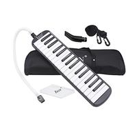 Btuty 32 Keys Melodica Piano Musical Instrument for Beginner Gift with Carrying Bag (black)