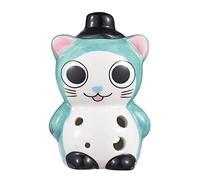 Btuty 6 Hole Ceramic Ocarina, Mini Lightweight Portable Musical Instrument with Lanyard, Fine Craftsmanship, Easy to Learn Music Score for Beginners (Green)