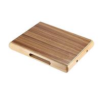Btuty Buy Compact Travel Cajon Flat Hand Drum Percussion Instrument 31.5 * 24.5 * 4.5cm Portable Box Drum, Zebra Wood Percussion Box Beat Box