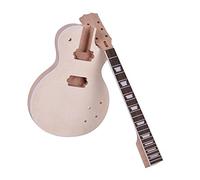 Btuty DIY Electric Guitar LP Style Unfinished Kit Set Mahogany Body & Neck Rose Wood Fingerboard