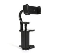 Btuty Guitar Phone Holder, Adjustable Telescopic Clamp 6 to 10.5 cm Secure Stable Mount for Acoustic Electric Guitar Ukulele, with 2 in 1 Design Music Stand for Digital Sheet