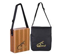 Btuty Traveling Cajon Box Drum Hand Drum Portable Wood Percussion Instrument with Strap Carrying Bag