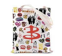 BTVS Inspired Gift Vampire Slayer Movie Lover Tote Bag Buffy Vampire Fans Gift BTVS Merchandise Vampire Tote Bag (B TVS E)