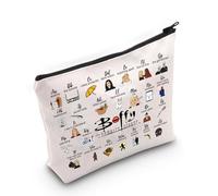BTVS Tv Show Inspired Gift BTVS Tv Series Merchandise for Fans Buffy Vampire Makeup Zipper Pouch, BTV makeup