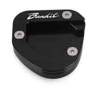 BTWSRX Kick Pad Motorcycle Side Stand Foot Pad For Suzuki GSF1250 GSF 1250 Bandit 2007-2016 Extender Kickstand Enlarge Kick Support Plate Foot Side Stand Extension(Black,X-2)