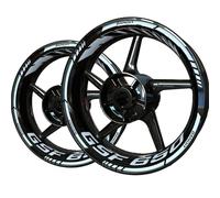 BTWSRX Wheel Stickers Motorcycle Wheel Stickers Reflective Wheel Rim Stripe Decal Tape For SUZUKI GSF650 GSF 650 Wheel Hub Sticker MotorBike Wheel Hub Sticker Decal(Color 5)