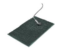 BTWYU Bath Mat,Shower Mat Solid Color Plush Pet Mat Cat Dog Sleep Seat Cushion Bathroom Soft Absorbent Skidproof Carpet(Green,50x80cm)