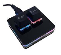 BTXETUEL Copy and Paste 2-Key Keyboard SAYO OSU Keypad Hotswap One Handed Mechanical Gaming Keyboard Cherry Switch RGB Backlit Mini USB Keypad for macros or Rhythm Games