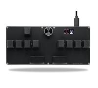 BTXETUEL SayoDevice CM51 Rapid Trigger Keyboard for OSU!、djmax... Rhythm Game with OUTEMU Hall Magnetic Linear Switches with Knob Custom Programmable Keypad (Black-OUTEMU Pink Switches, CM51)