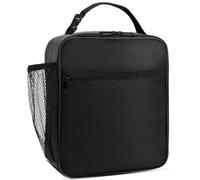 BTYHAOS Lunch Bag Tote Bag for Women Wide Open Insulated Cooler Bag Water-Resistant Thermal Leak-Proof Lunch Organizer for Men Girls Children Outdoor Picnic Work (Black A)