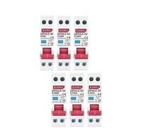 BTYKUYOO 10pcs 18MM Mini 230V 50/60Hz 1P+N 6KA Residual Current Differential Automatic Circuit Breaker Over Current Leakage Protection(25v)