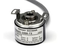 BTYKUYOO 1Pcs 38MM Incremental Roatry Encoder 8mm Half-Hollow Shaft Magneto Electric Rotary HES(600 Ppr,MAGNETO ELECTRIC-NPN OUTPUT)