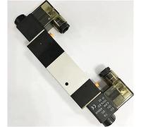 BTYKUYOO Pneumatic Solenoid Valve Double Coil Port 1/8 1/4 Inch 24VDC 5/3 Way Control Valve Useful(220v,4V230C 06)