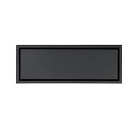 BTYKUYOO Shower Floor Drain, Rectangle Invisible Floor Drain with Removable Pattern Grate Drainage Grates, 30x11cm Brass Brushed Bathroom Toilet Balcony Anti Odor Strainer Drains,Brushed(Nero)