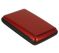 BTYQKZVPM Aluminum Card case, Father's Day Gift, Business Card Holder Aluminum Alloy Business Card Case Men Business Card Holder(Red)