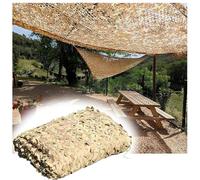 BTYQKZVPM Camo Netting Car Cover Sunshade, Double Layer Camouflage Netting Oxford 210D Polyester Sand Multiple Sizes(4.0 * 9.0m/13.1 * 29.5ft)