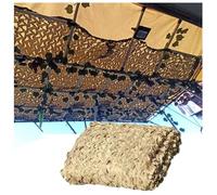 BTYQKZVPM Camo Netting Car Cover Sunshade, Military Camouflage Netting Double Layer Oxford Fabric Sand Multiple Sizes(5.0 * 6.0m/16.4 * 19.7ft)