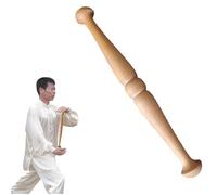 BTYQKZVPM kung fu tai chi stick, Tai Chi Ruler Stick Solid Wood Martial Bang Stick Handmade Rosewood 34x3.4cm