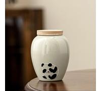 BTYQKZVPM Mini Pet Urns, Ceramic Memorial Keepsake Sharing Cremation Urn For Human Pet Ashes Panda Multicolor(E)
