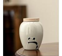 BTYQKZVPM Mini Pet Urns, Ceramic Memorial Keepsake Sharing Cremation Urn For Human Pet Ashes Panda Multicolor(A)