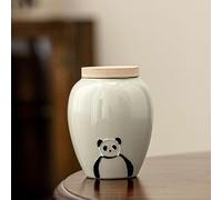 BTYQKZVPM Mini Pet Urns, Ceramic Memorial Keepsake Sharing Cremation Urn For Human Pet Ashes Panda Multicolor(B)