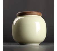 BTYQKZVPM Mini Pet Urns, Small Ceramic Ice Crack Cremation Keepsake Urns Multicolor 3in(Beige,Mirror finish)