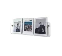 BTYQKZVPM Modern Acrylic Magazine Rack, Clear Acrylic Wall Mounted Magazine Rack File Holder 50-120cm