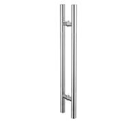 BTYQKZVPM Stainless Long Door Handles, Outdoor Steel Push Pull Sliding Barn Door Handle Pack of 2 500x300-1200x900mm(1200x900mm)