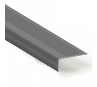 BTYQKZVPM Stair nosing edge trim， Indoor/Outdoor Self Adhesive Staircase Step Edge Protector(Grey,L90cm(35 3/8"))