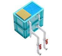 BTYQKZVPM Turnover Box Filter Drip Box, External Aquarium And Pond Cycle Filter Turnover Box 2 Or 3 Tier Blue Multiple Sizes(11.81x7.87x9.06in/30x20x23CM)