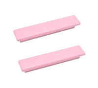BTYQKZVPM Wooden Drawer Knobs/Handles, Pack of 2 Wooden T Bar Drawer Handles Hole Centers 64 96 128 mm(Pink,Full Length:180mm/7in)