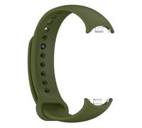 BTYSEQ Silicone Strap For Band 10 9 8 Sports Comfortable Soft Wristband Adjustable Wristband For Mi Band 10 9 8 Accessories(Army Green,For Mi Band 9 8)