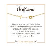 Btysun Christian Gifts for Women, Gold Cross Bracelet for Women Confirmation Gifts for Teenage Girls Baptism Religious Bracelet Faith Bible Verse Jewelry, 16.5+5, Metal, no gemstone