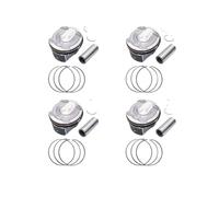 BtzjFZavt AUTO Engine Piston & Rings Kit STD Compatible With 204PT 2.0L L4 2.0 L T Turbo AJ200 Petrol Vehicle Models 2011 2024 Aftermarket Replacement Universal Fit(STD)