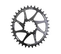 BtzjFZavt Deckas Oval Chainring Direct Mount 3mm 6mm Offset Compatible With Sram XX1 X01 X1 X0 X9 Bike Mountain 6 Mm 30T 32T 34T 36 38 MTB 3 Pin Universal Fit Aftermarket Replacement(6mm oval 38T)