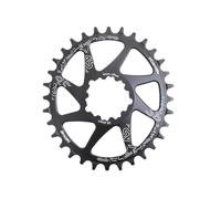 BtzjFZavt Deckas Oval Chainring Direct Mount 3mm 6mm Offset Compatible With Sram XX1 X01 X1 X0 X9 Bike Mountain 6 Mm 30T 32T 34T 36 38 MTB 3 Pin Universal Fit Aftermarket Replacement(6mm oval 32T)